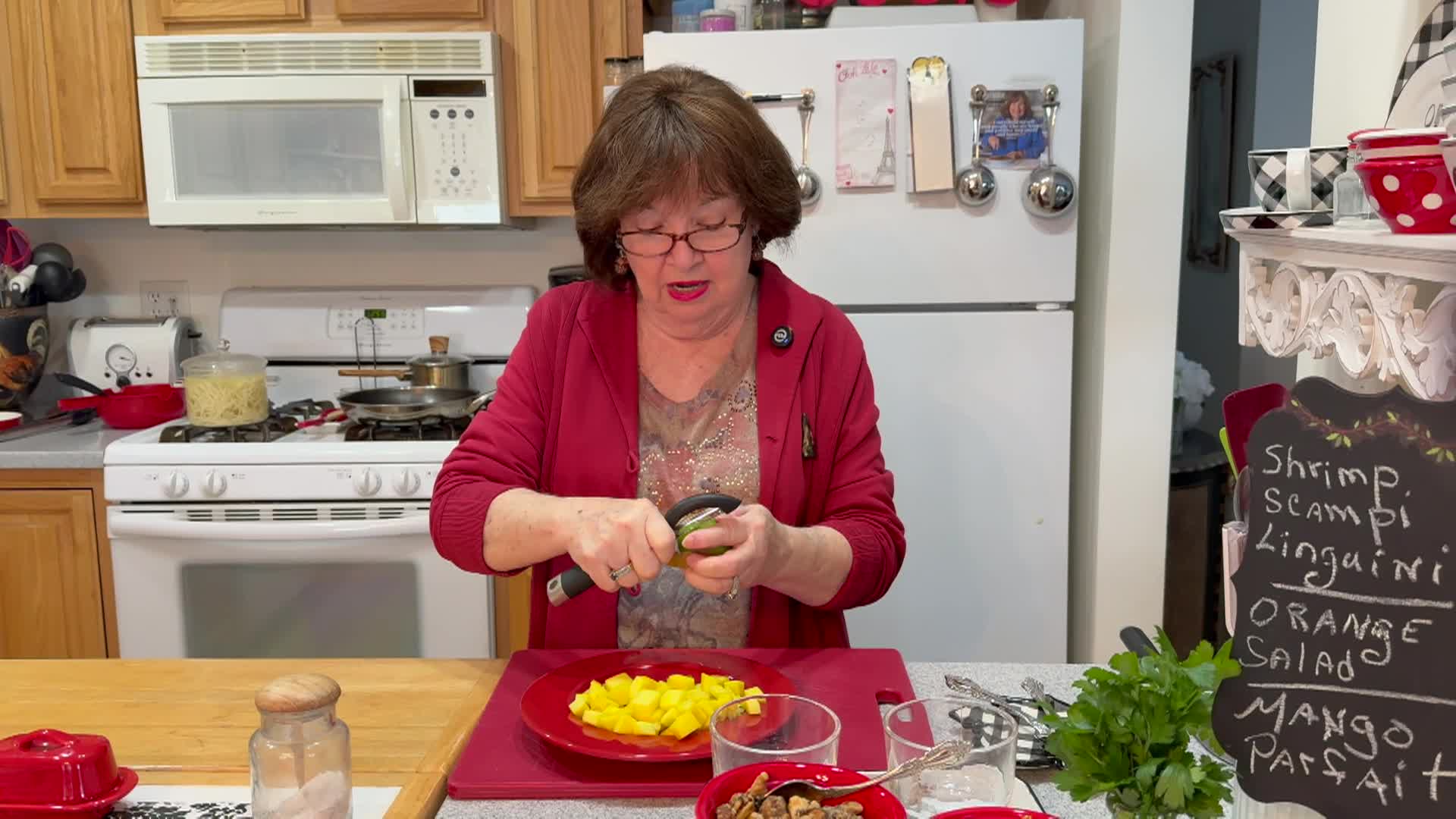 Cathy Neptune's Kitchen - Shrimp Scampi Linguini