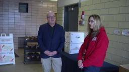 Navigate to Congressman McGovern Visits the Athol High School Food Pantry