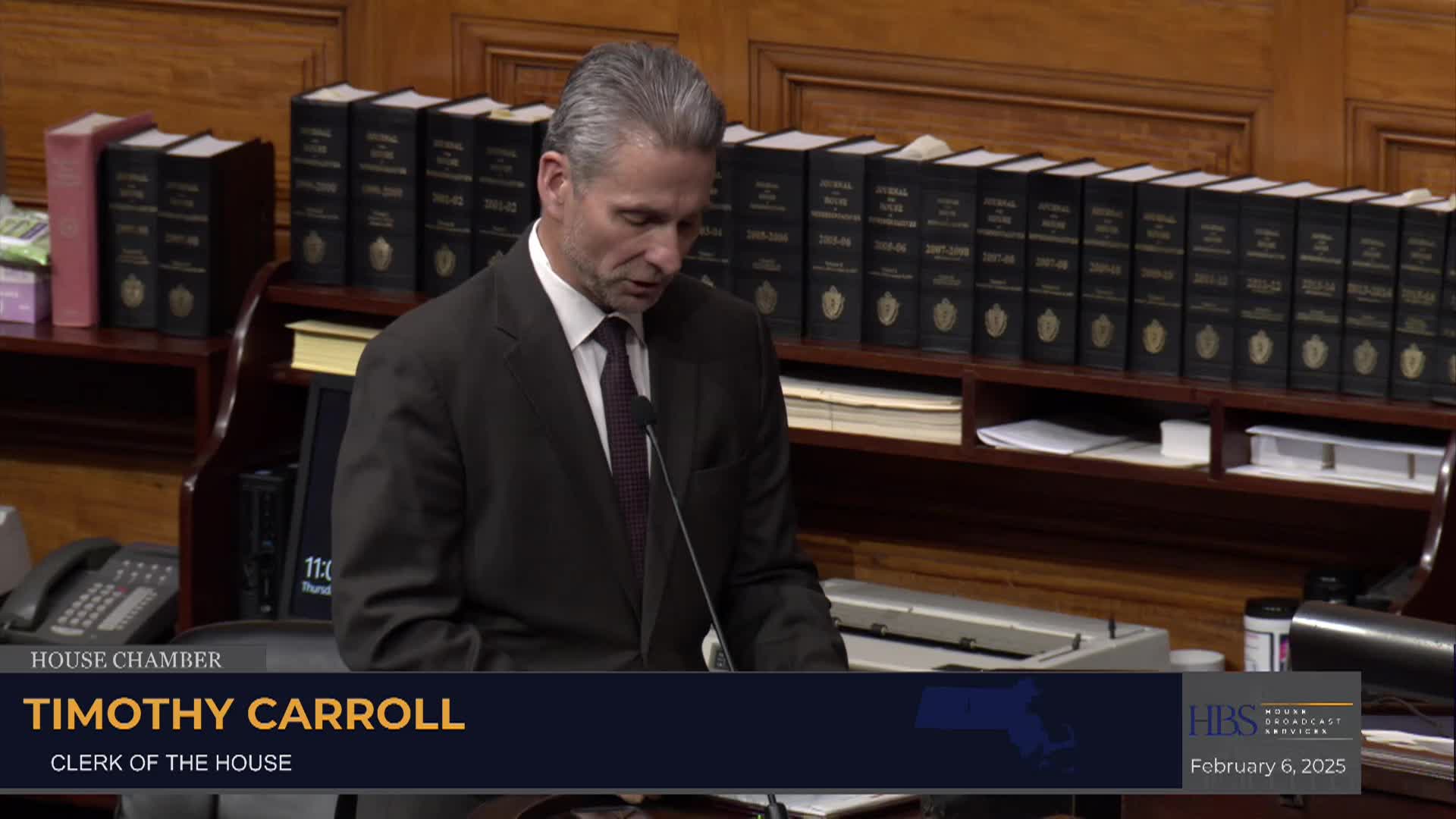 MA House of Representatives Formal Session: February 6th, 2025