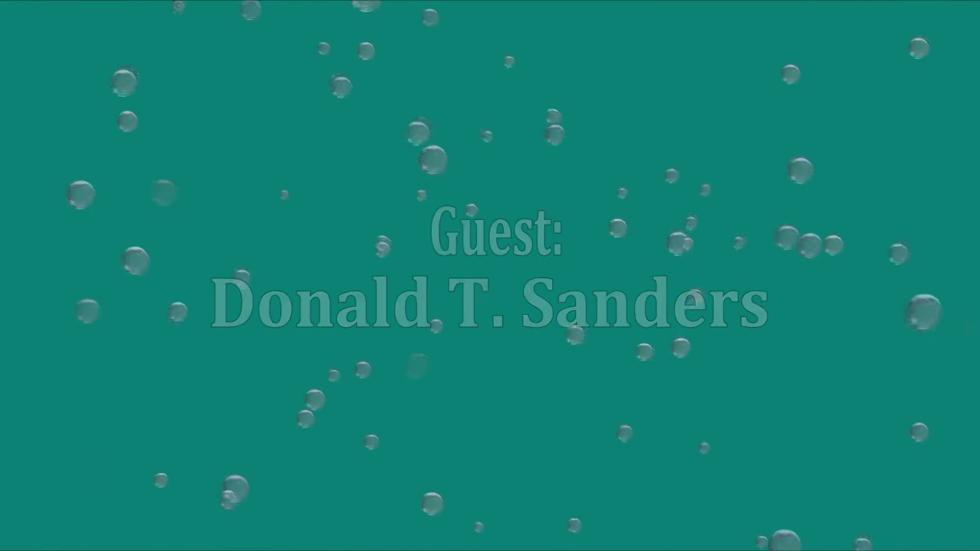 Solutions Rising with guest Donald T Sanders