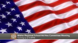 Navigate to Mahar Ad Hoc Committee Meeting October 6, 2025