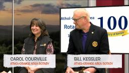 Navigate to Shining Lights with Guests Bill Kessler and Carol Courville of the Athol-Orange Area Rotary Club