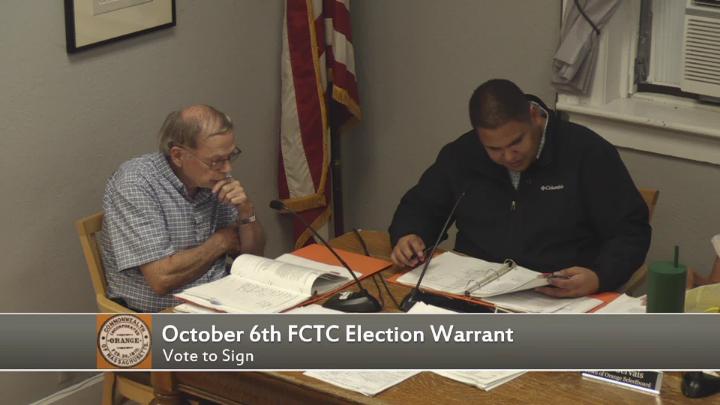 Thumbnail image for Orange Selectboard Meeting September 16, 2026